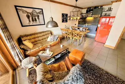Image de Appartement 4 étoiles aux Gets avec 2 chambres, cabine et terrasses, proche centre et pistes de ski