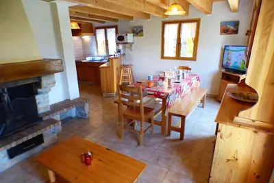 Image de Chalet familial 4 pièces à Les Saisies, 8 pers, proche pistes, terrasse sud\/ouest, en pleine nature