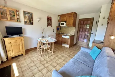 Studio Alcôve Cosy, 4 Pers, Jardin, Parking, Proche Télécabine et Golf - Megève