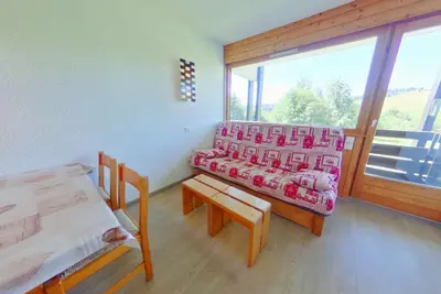 Image de Studio cosy avec alcôve, proche centre des Saisies, balcon sud, 4 pers. , classé 2*.