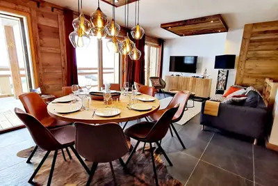 Image de Exceptionnel duplex avec vue panoramique, terrasse et garage aux Gets
