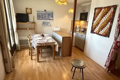 Image de Studio Cabine Central aux Saisies avec Balcon - 4 Pers, 2 Étoiles