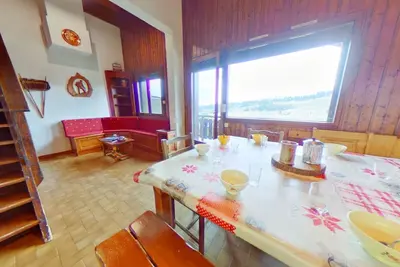 Image de Spacieux studio en duplex aux Saisies, 8 pers, plein sud, ski arrivéé et départ aux pieds
