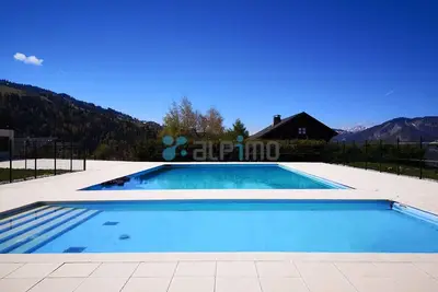 Image de 2 pièces avec piscine et parking à Notre-Dame-de-Bellecombe, 4 pers