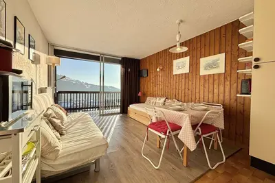 Image de Studio cosy à Notre-Dame-de-Bellecombe, au pied des pistes avec piscine et parking