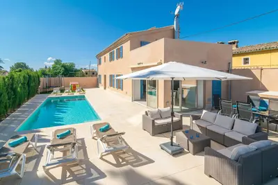 Image de Ca Na Rossa (Sineu) - Beautiful house with private pool in the center of Mallorca - Free W