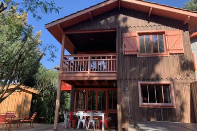 Image de Cabane en bois au Cap Ferret, avec jacuzzi - Plage des Américains