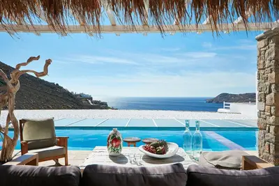Image de Unique Mykonos Villa | Villa Psarou | 3-Bedrooms | Sea Room | Elia Beach