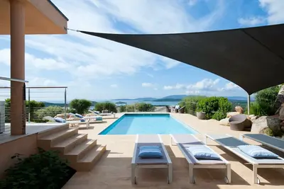 Image de Splendide villa 4ch, vue mer et piscine chauffée proche page Cabanon bleu