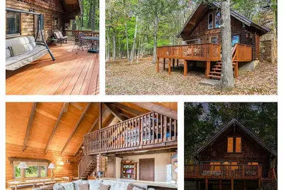 Image de Log Cabin w Loft, Hot Tub, Deck, Fire Pit, & WiFi