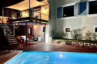 L’Ancienne Étude - Superbe vue - Piscine Chaufée