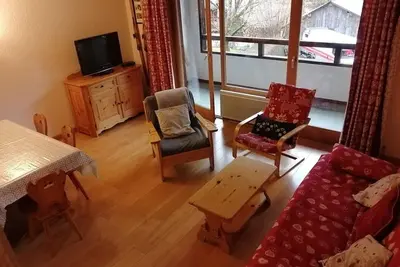 Image de Duplex cozy 3 pièces, proche des pistes avec piscine et parking