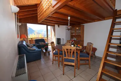 Image de Chalet Bouquetin- Tétras-lyre 2 pièces, sous les toits plein sud vue imprenable