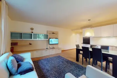 Modern 3½ room flat on the ground floor, approx.