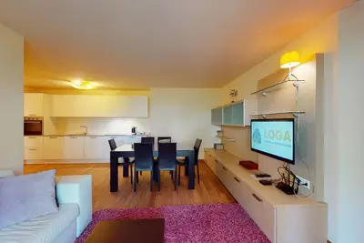Modern 3½ room flat on the ground floor, approx.