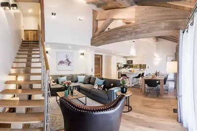 Image de Superbe appartement chalet 6 pièces avec jacuzzi et parking à Tignes