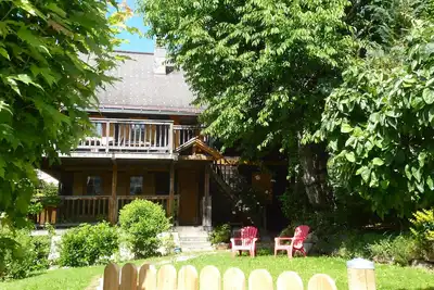 Image de Appartement -4/5p- avec Jardin face aux Aravis - centre village Grand Bornand