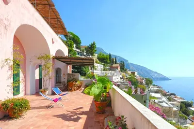 Image de Villa historique à Positano proche de la plage et du centre avec vue imprenable