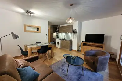 Image de Lumineux Studio Cabine 3* au Centre des Gets avec Balcon et Parking