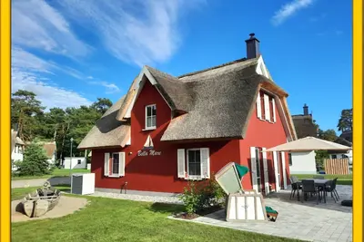Image de Modern thatched Baltic Sea holiday home on Usedom with sauna, fireplace & sun terrace