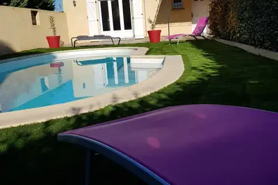 Image de Villa  entièrement climatisée avec piscine et son jacuzzi Prive