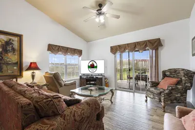 3 Bedroom, 3 Bathroom Golf Condo feat. Private, Covered Balcony with Beautiful Course View
