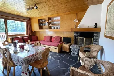 Image de Appartement proche des pistes, grande terrasse avec belle vue exposition sud