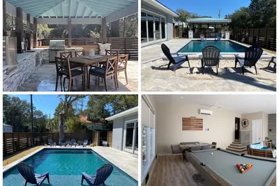 Image de Heated Pool, Outdoor Kitchen, 3 blocks from the beach.