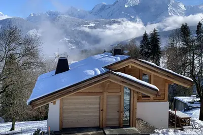Image de Chalet Combloux\/Megève 10-12p avec vue panoramique Mont Blanc - Sauna