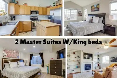 Image de Family home 2 Master Suites with King beds fast Wifi workspace