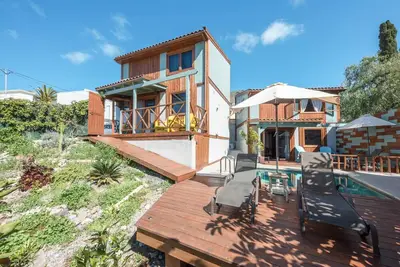 Image de Maison de vacances \"Las Hermanas\" avec vue sur la mer, piscine et Wi-Fi.