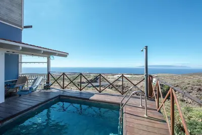 Image de Maison de vacances \"La Casita\" avec vue sur la mer et la montagne, jardin partagé et WiFi