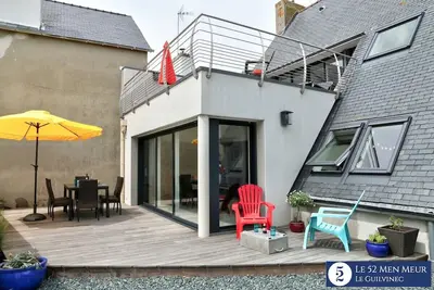 Image de Vue mer, 40m de la plage et 300m de tous commerces