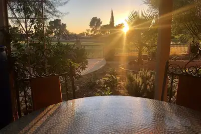 Image de On the golf course-Watch the spectacular sun sets over the lake of the course