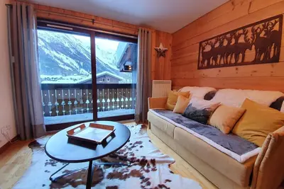 Image de Appartement 4/6 personnes a Chamonix - vue Mont Blanc