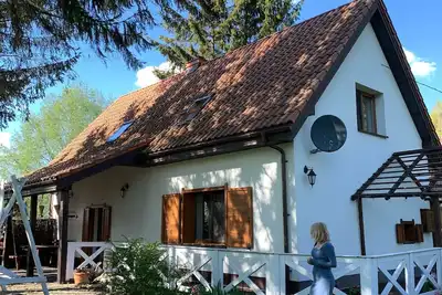 Image de Comfortable all-year-round house with garden next to Śniardwy Lake beach.