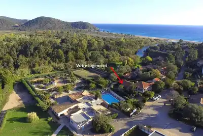 Image de Maisonnette 6 personnes avec jardin, 50 m de la piscine, 400 m de la plage