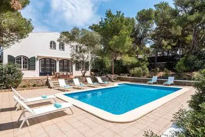 Villa Los Dragones - 6 chambres, Ac&Wifi gratuit. Plage et golf. Menorca