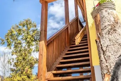 Image de 4-star vacation apartment Abendrot (75 m2) with small balcony and sunbathing lawn with outdoor seating area