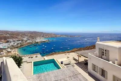 Image de Villa extravagante à Mykonos | Villa Guava | Vues sur la mer et la plage | 5 chambres | Agios Lazaro