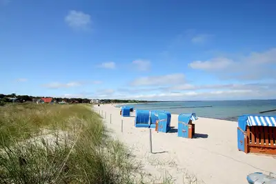 Image de Directly behind the dune, with balcony and sea view - Strandvilla Böck FeWo 15