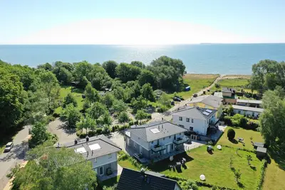 Image de strandnahes Haus, Balkon, Nutzung vom Ahoi Erlebnisbad in Sellin - Villa Playa