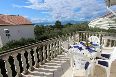 Image de Two bedroom apartment Turkalj, balcony with sea view