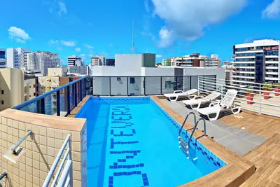 Image de Vacanze - Edf. Monteverd, Apt. 704 de 1/4 com Varanda na Jatiúca