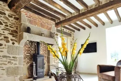 Image de Havre de paix champêtre avec jardin, cheminée et fibre, proche de la rivière et sentiers de randonnée