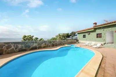Image de Maison de vacances 'Finca Aramai' avec vue sur la mer, piscine, Wi-Fi et terrasses