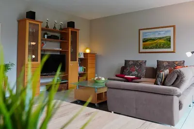 Image de Ferienwohnung am Nationalpark - 2 - Bett Wohnung