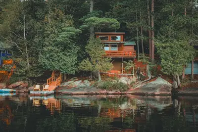 Image de Lakefront Cottage. Canoe+Kayak+Paddle Board