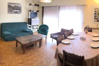 Image de Appartement spacieux 3 pièces avec balcon, idéal pour 6 - Centre de Saint-Gervais
