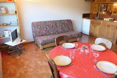 Image de Studio cosy pour 4 pers avec parking près des pistes
